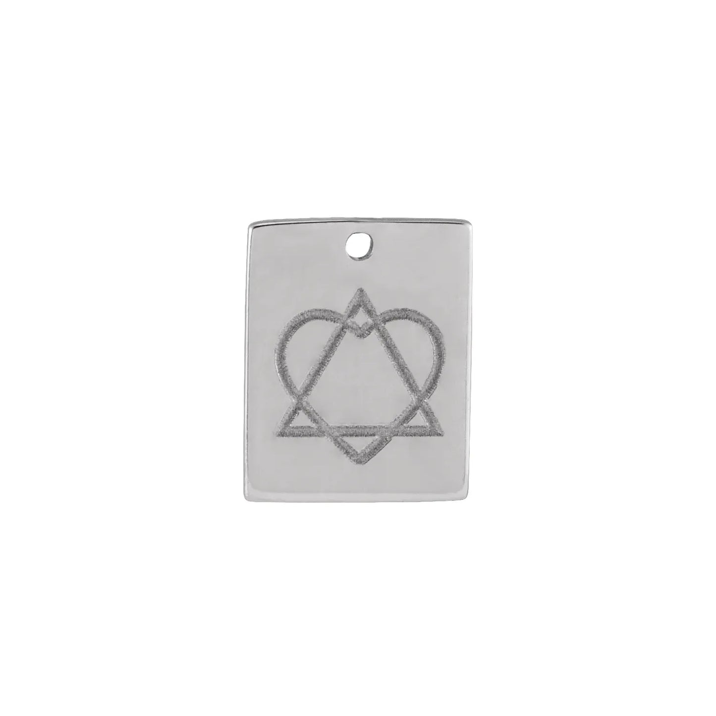 14K 10x8 mm Adoption Dangle