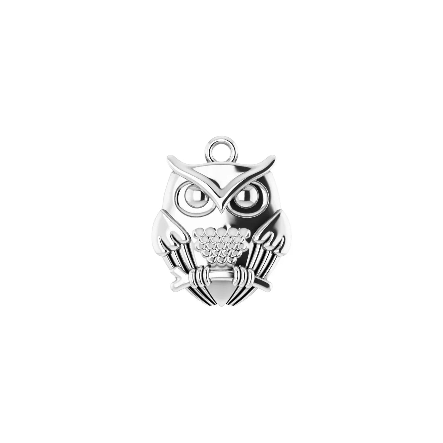 14K Owl Dangle