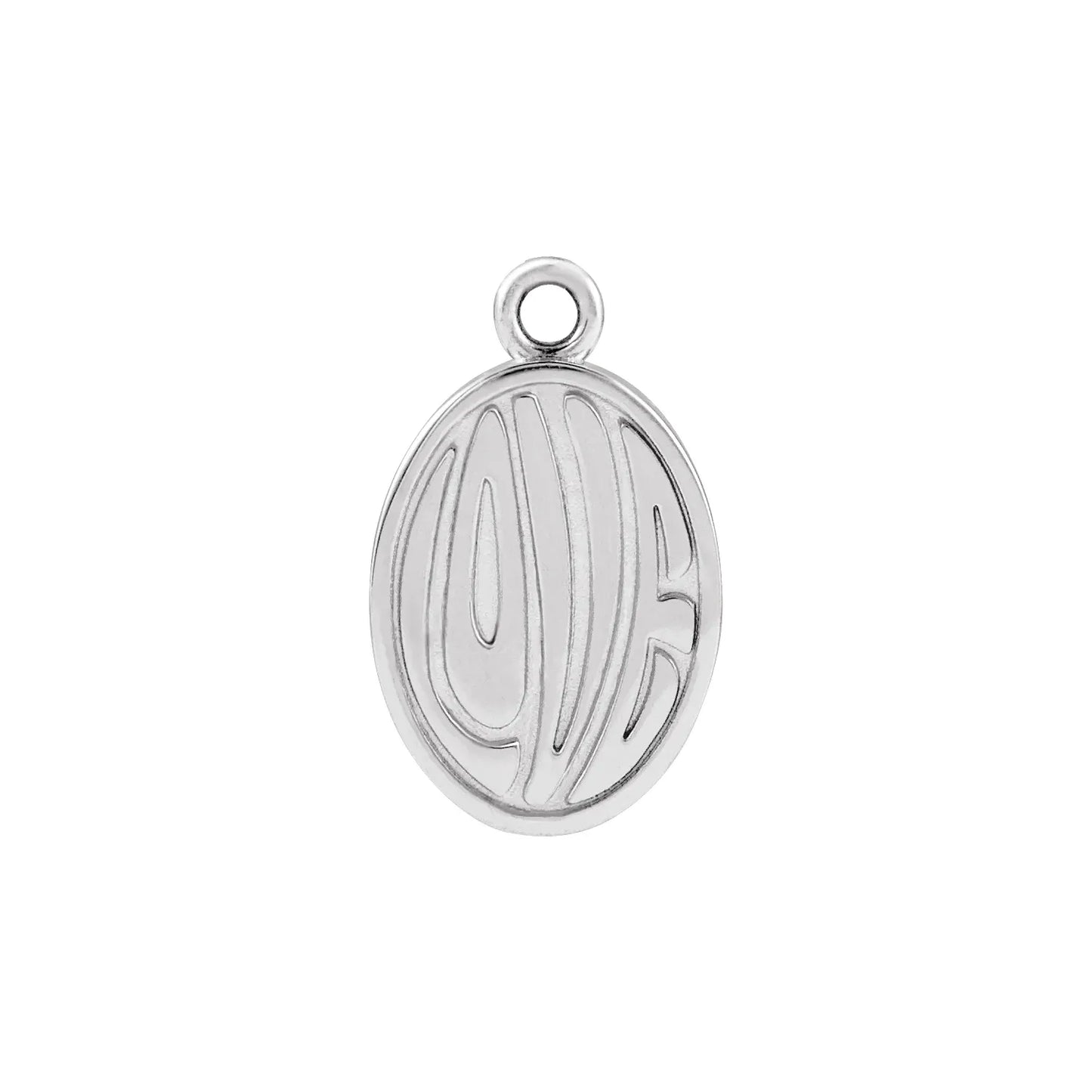 14K Retro Love Dangle