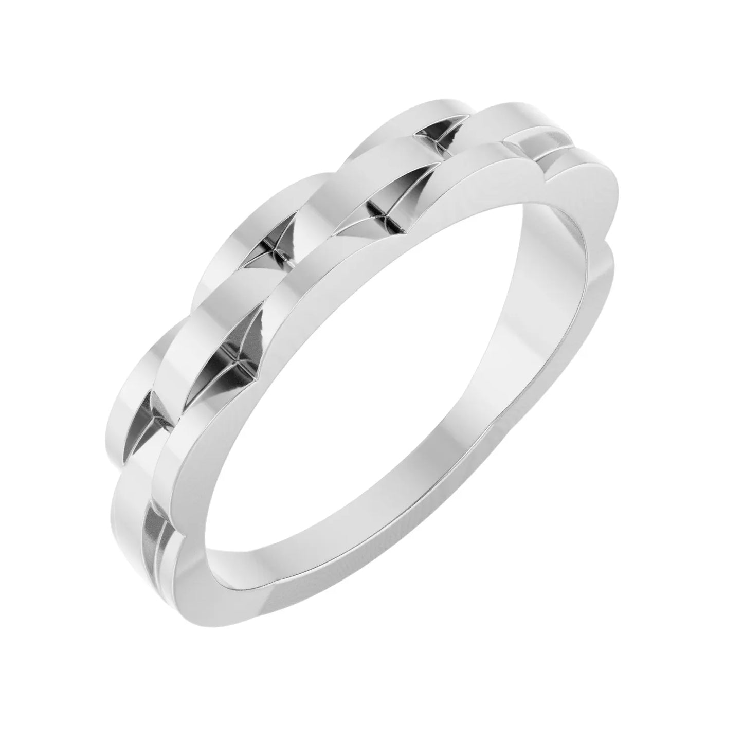 14K Chain Link Ring