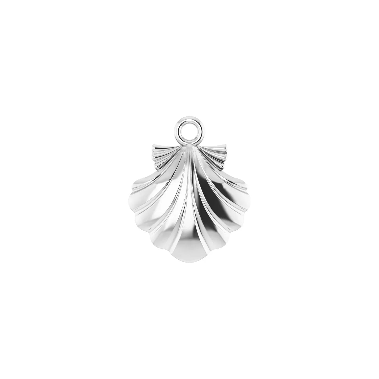 14K Shell Dangle
