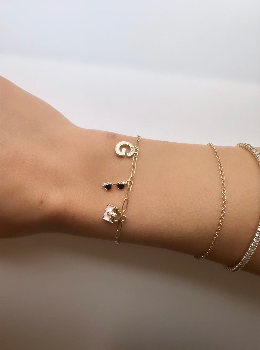 2.1mm Paperclip 7" Bracelet