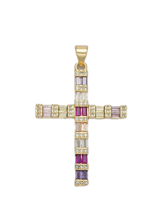 Large Gemstone Cross