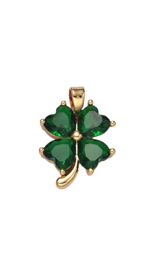 Green Gemstone Clover