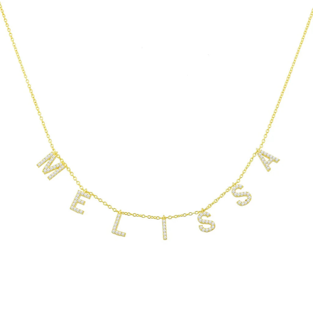 *Regular* Water Resistant It's All in a Name Necklace