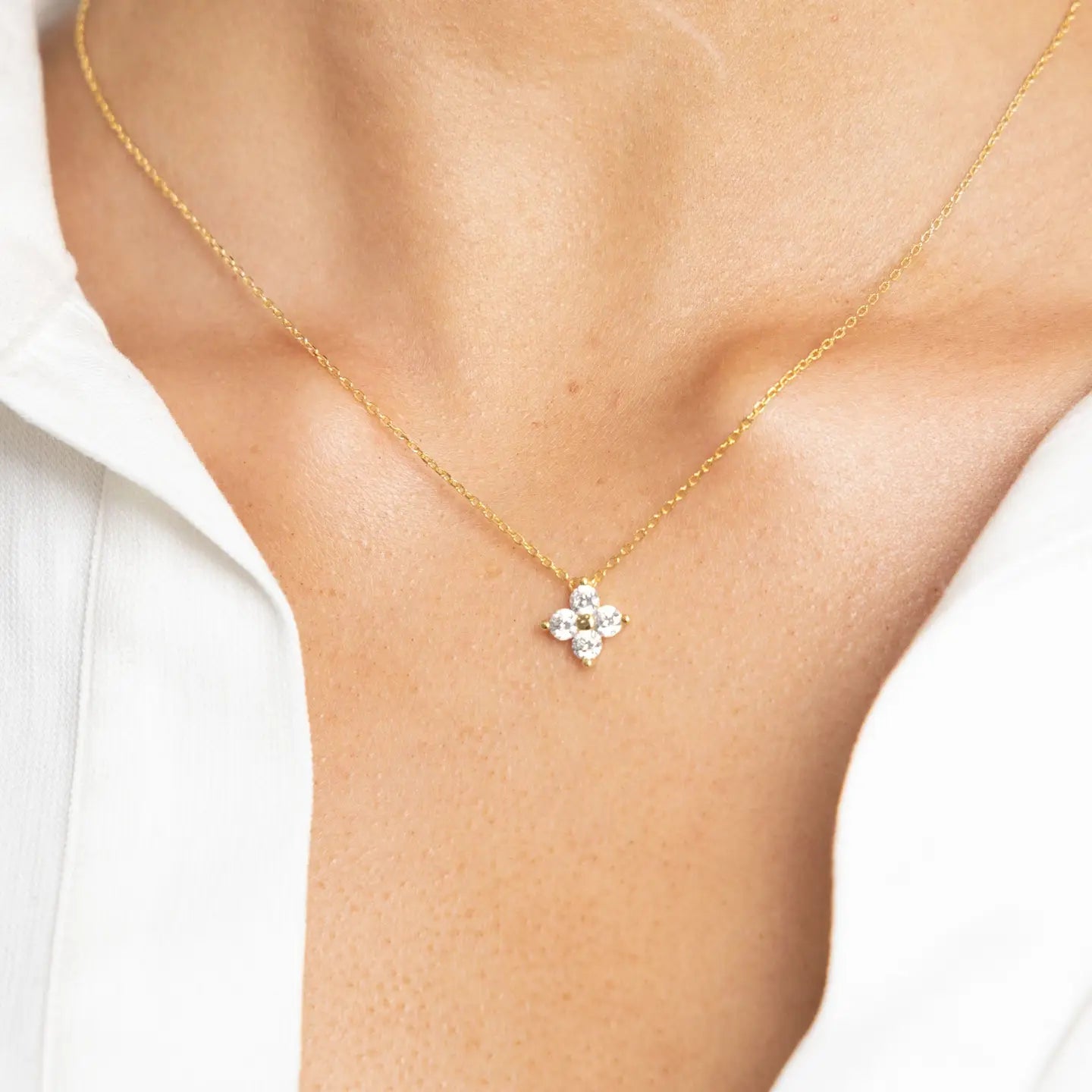 Mae CZ Necklace