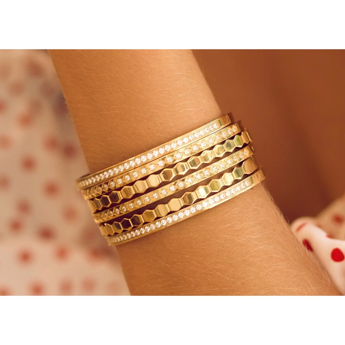 Honey Comb Bangle