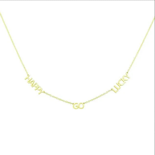 Water Resistant My Mantra Name Necklace