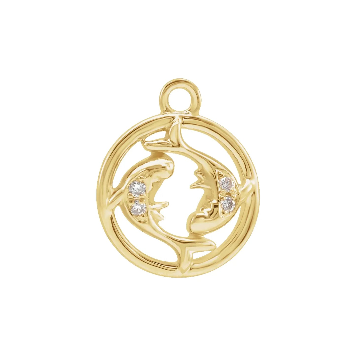 14K Zodiac Dangle