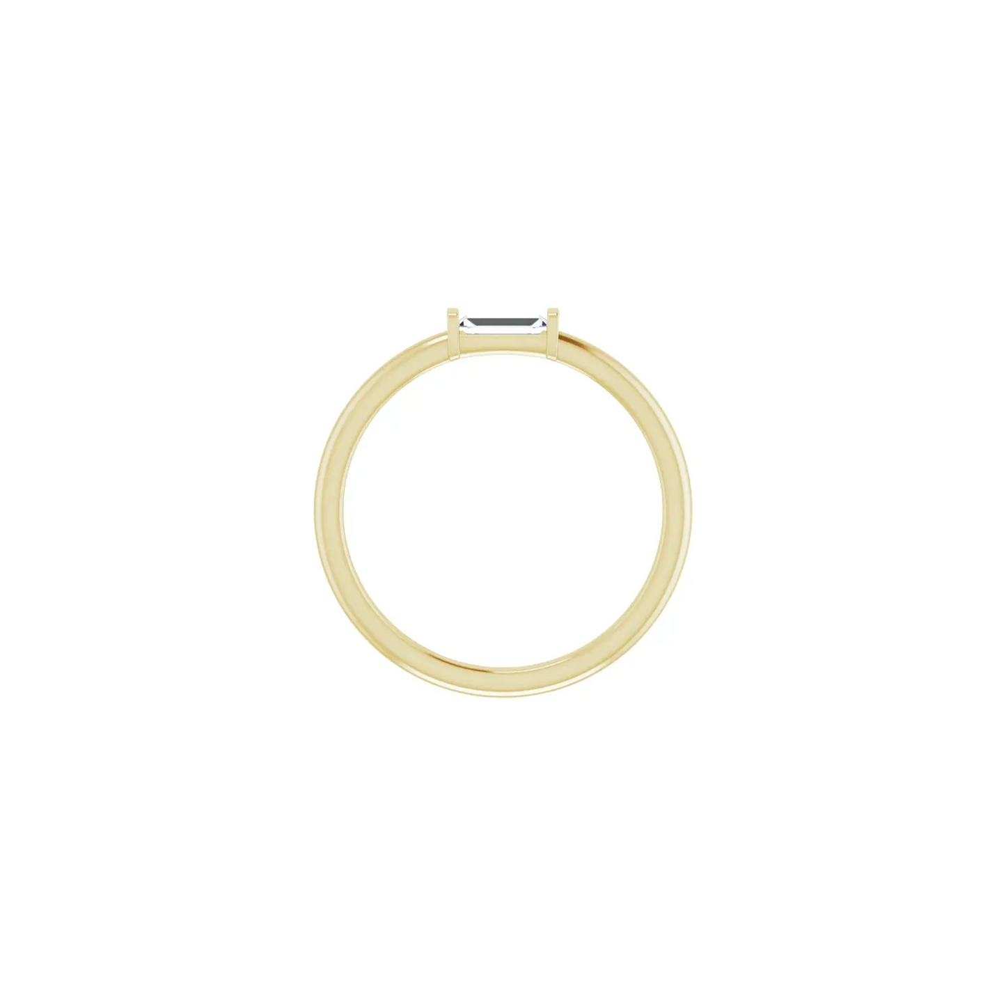 14K Yellow 1/6 CTW Natural Diamond Stackable Ring