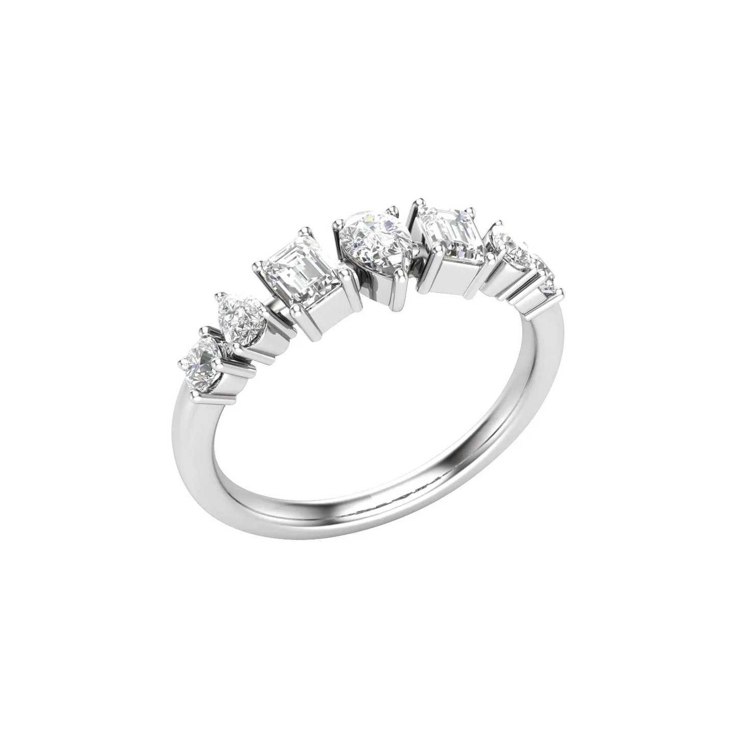14K Yellow 9/10 CTW Lab-Grown Diamond Anniversary Band