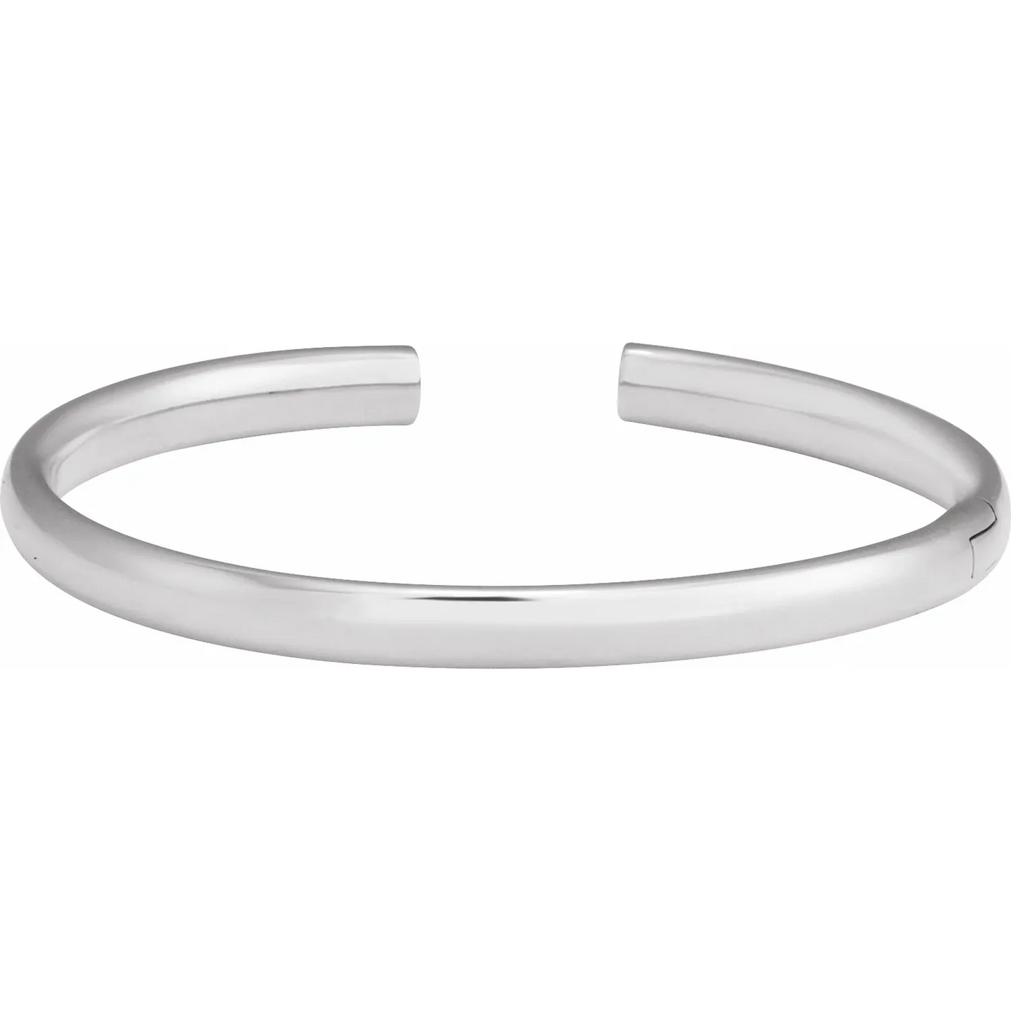 14K 5 mm Hinged Cuff 7" Bracelet