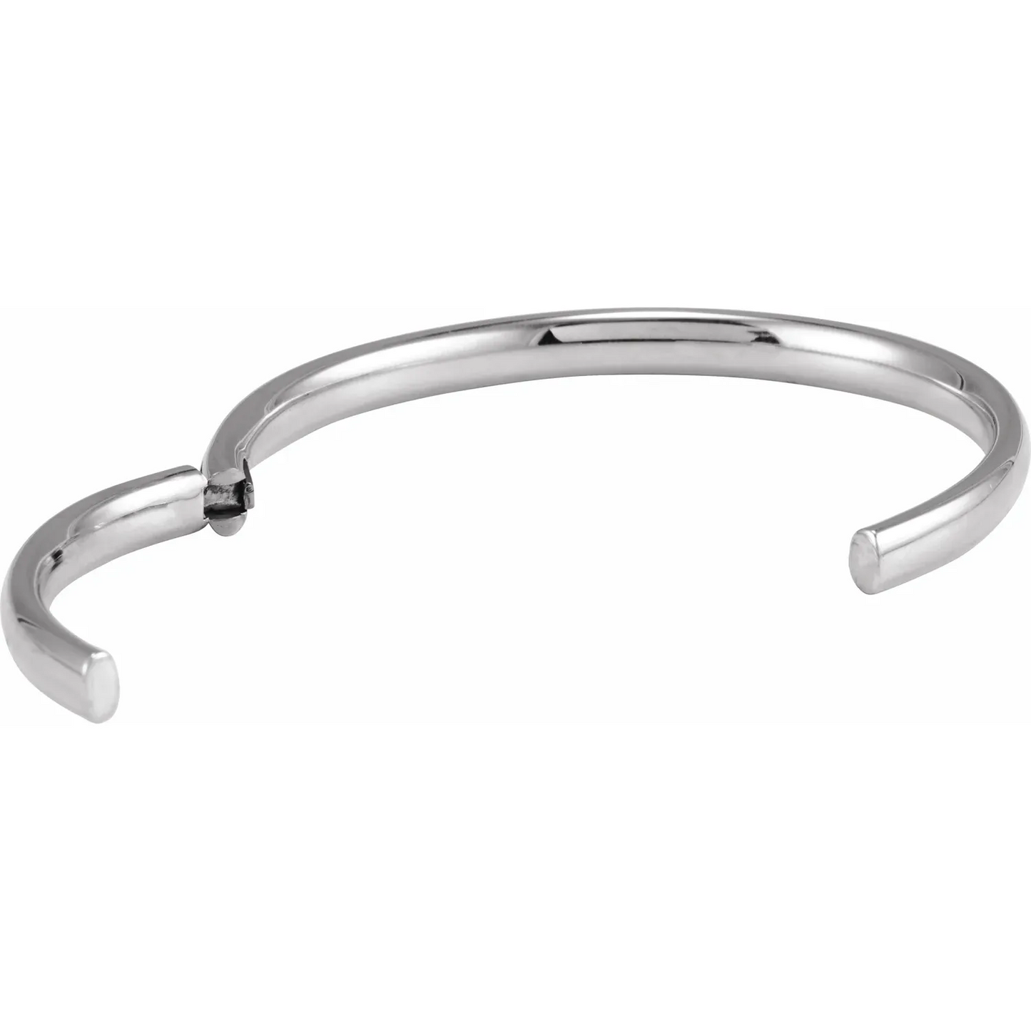 14K 5 mm Hinged Cuff 7" Bracelet