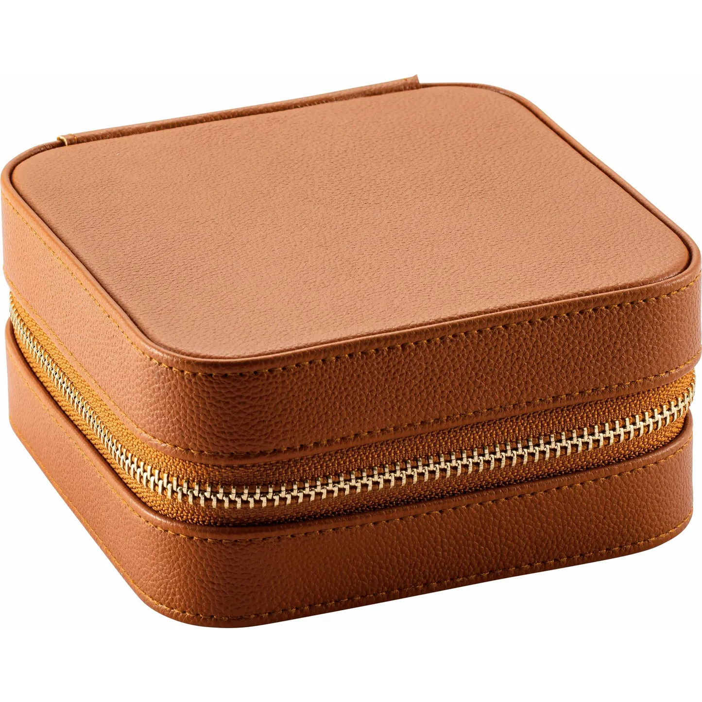 Leatherette Jewelry Case with Mirror