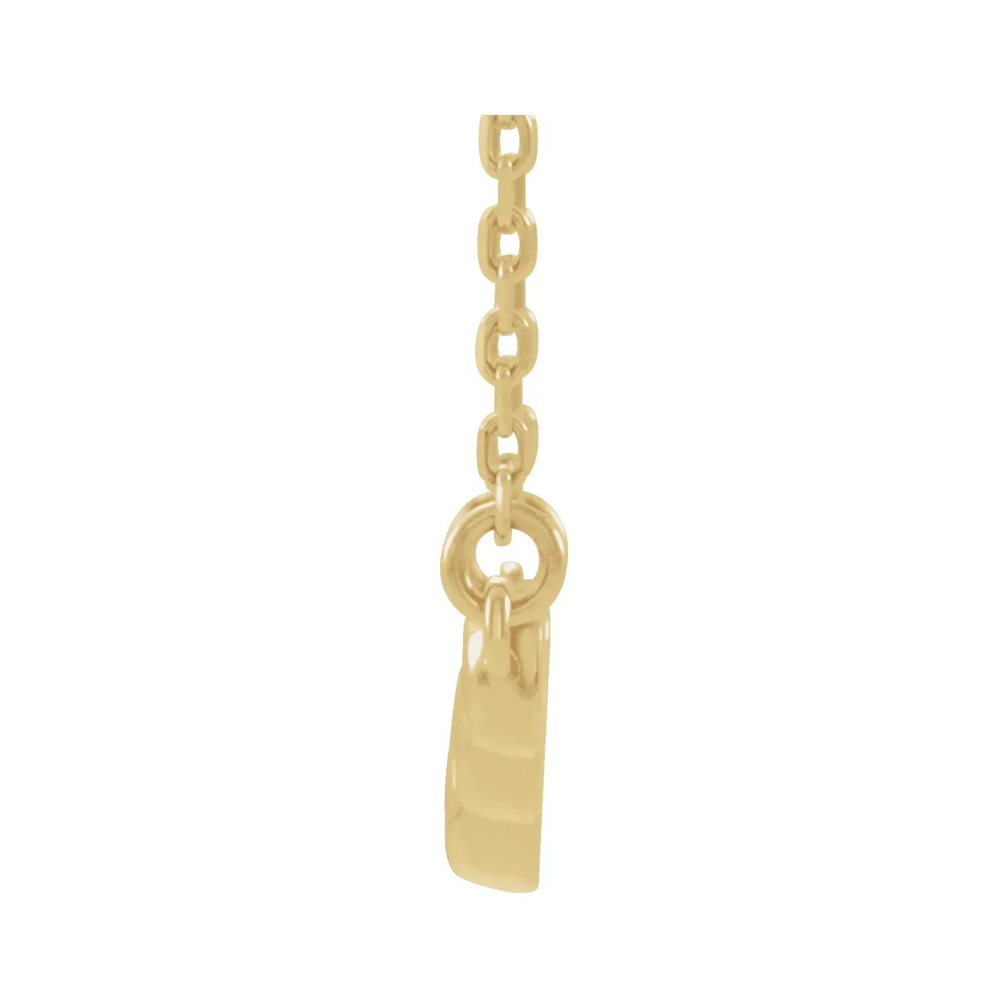 14K Yellow 1/8 CTW Natural Diamond 18" Necklace
