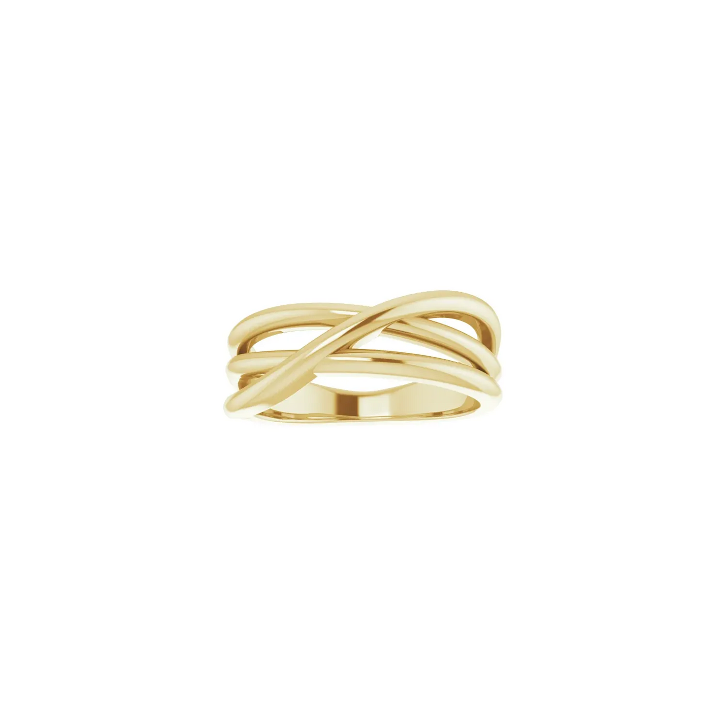 14K Criss Cross Ring