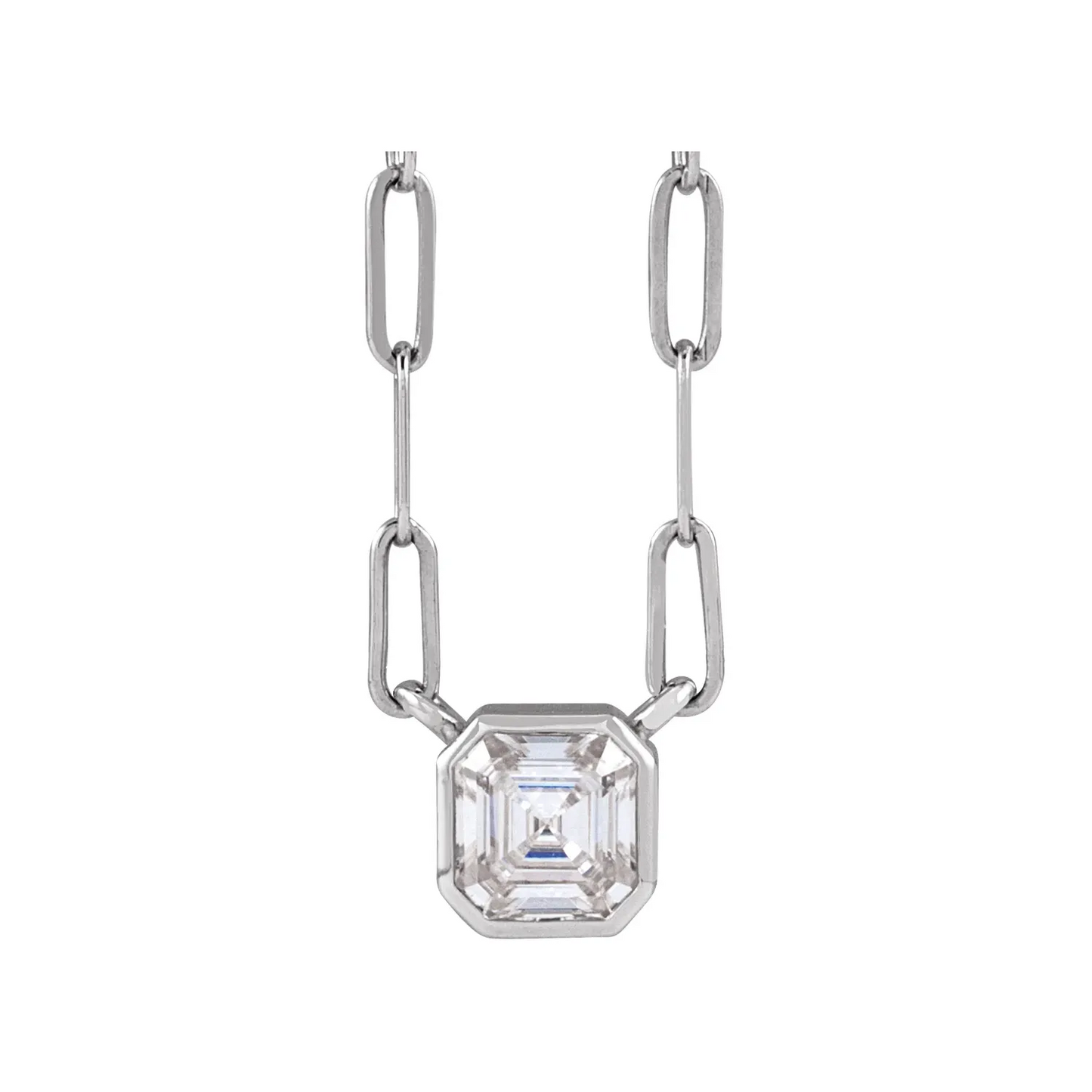 14K Lab-Grown Moissanite 16" Necklace