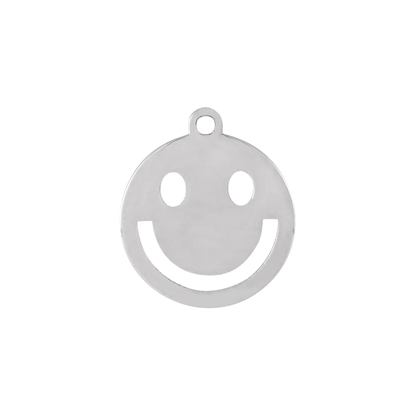 14K Smiley Face Dangle