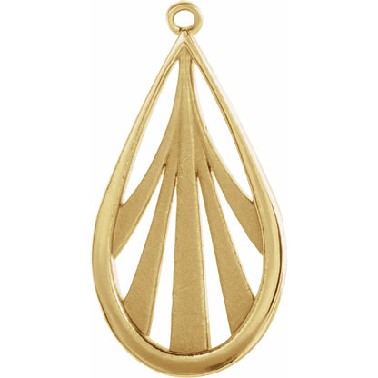 14K Vintage Inspired Dangle