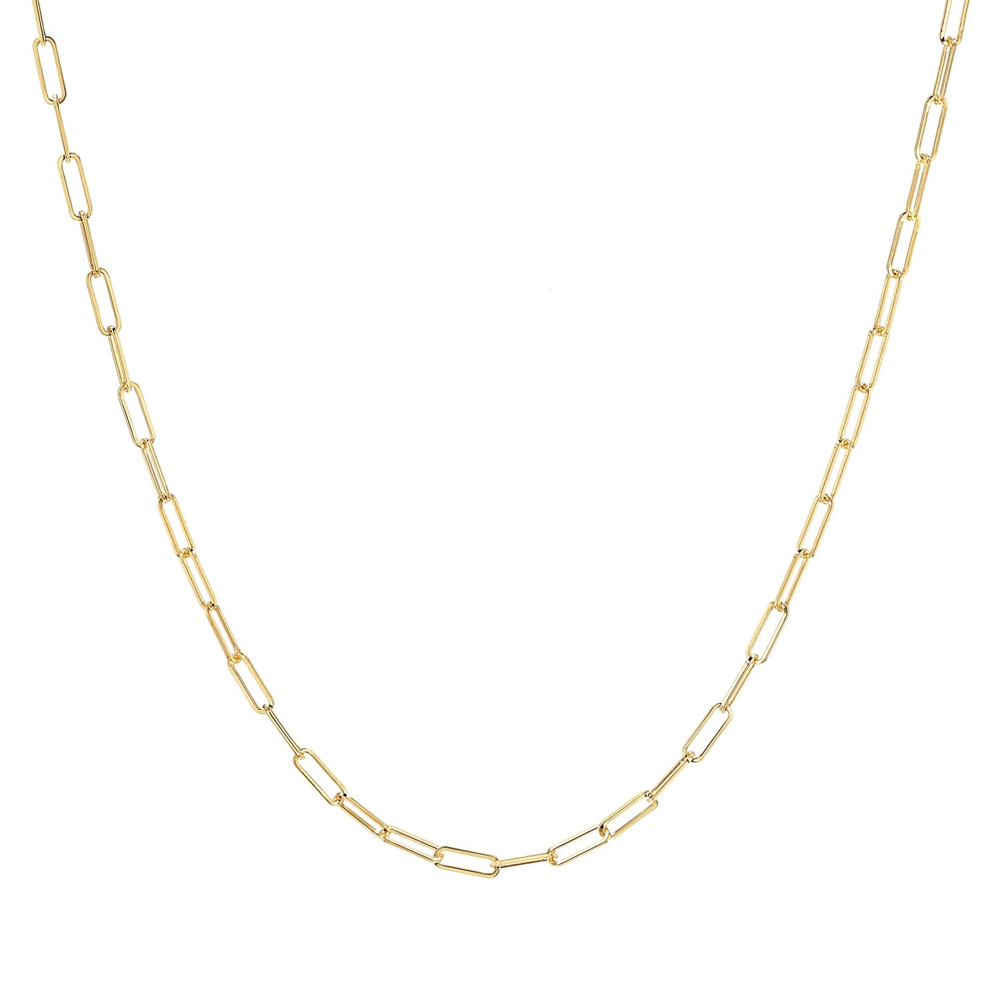 2.1mm Paperclip Necklace