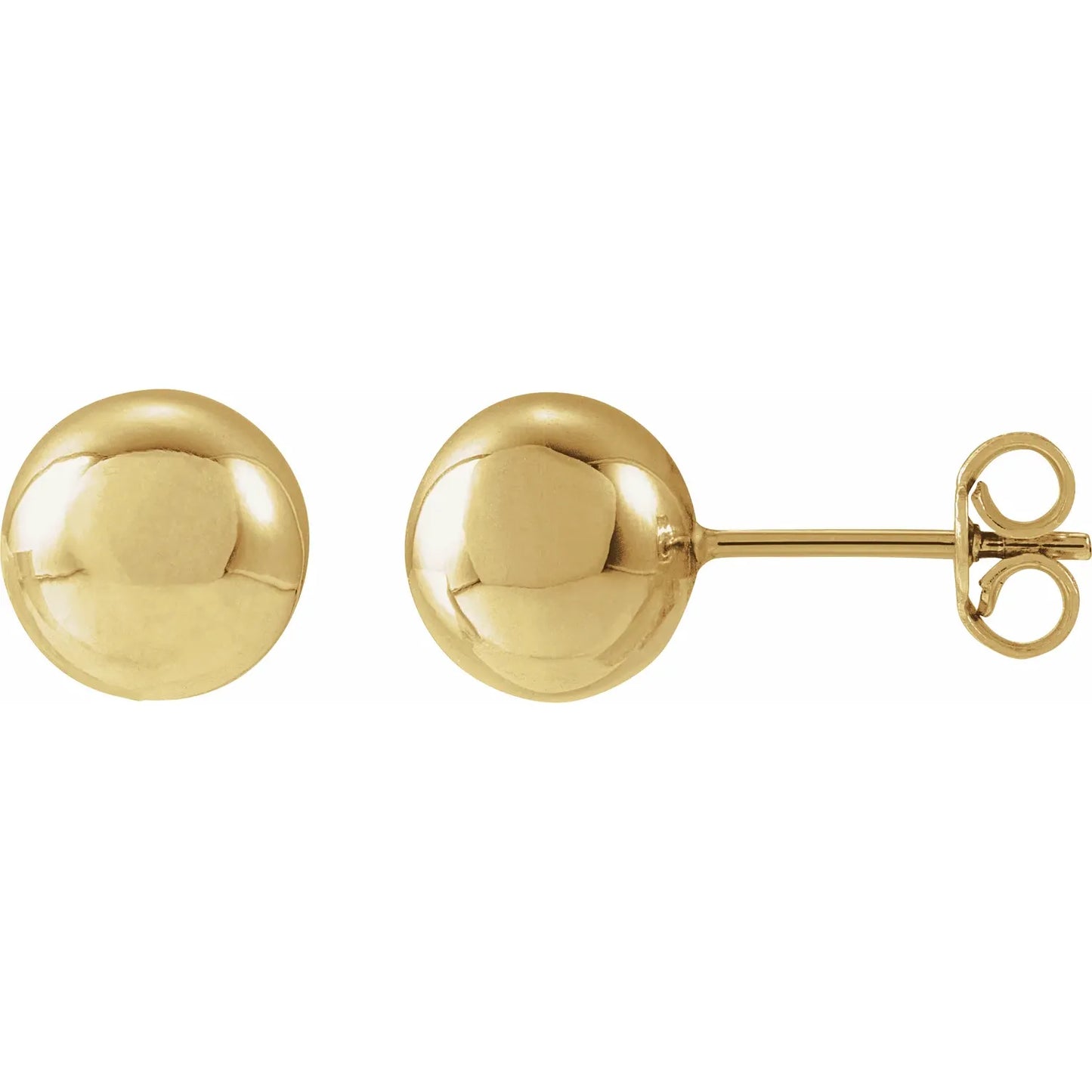 14K Ball Earrings