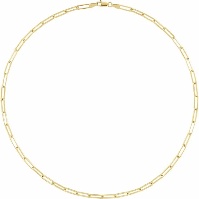 3.85 Paperclip Bracelet 7"
