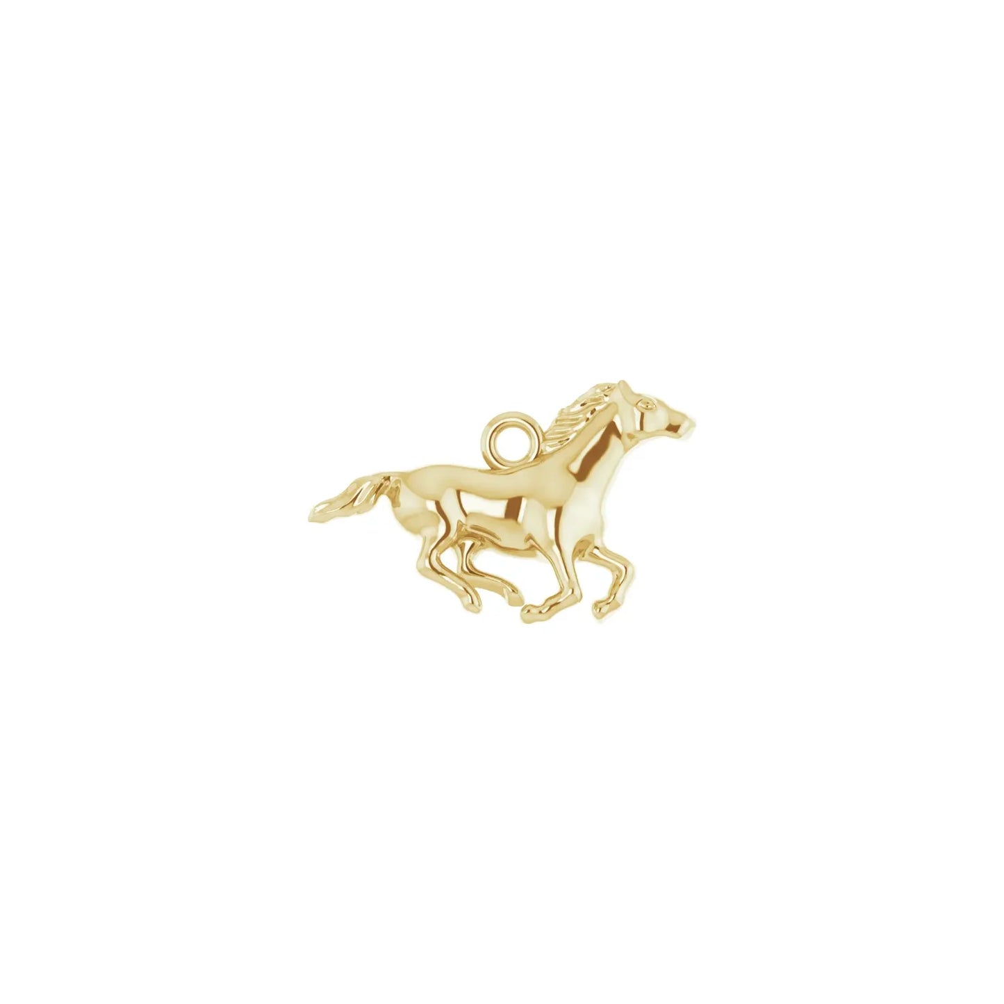 14K Horse Dangle