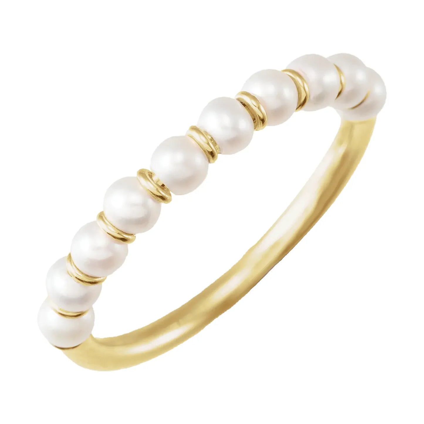 14K Cultured Freshwater Pearl Ring Size 7