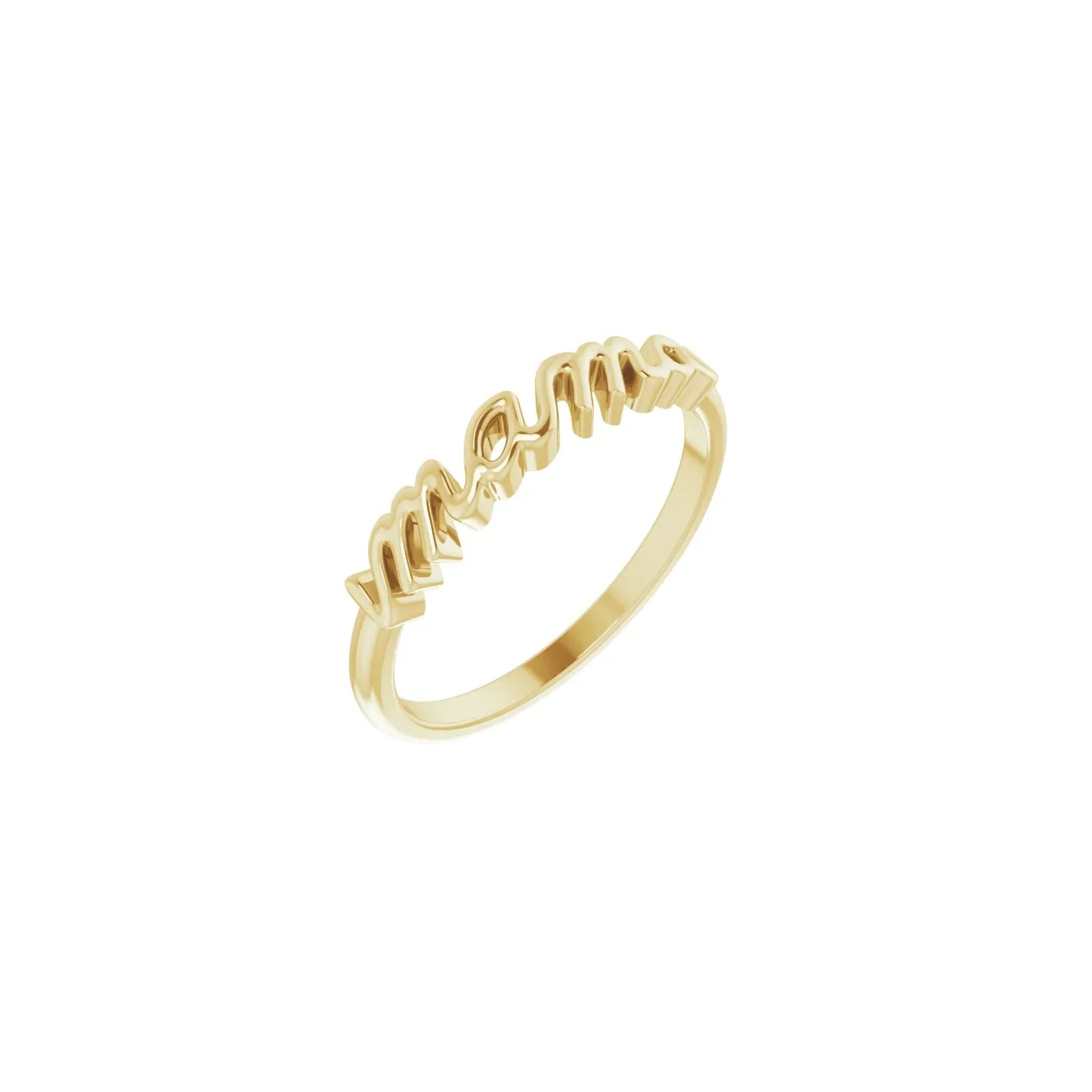 14K Mama Ring