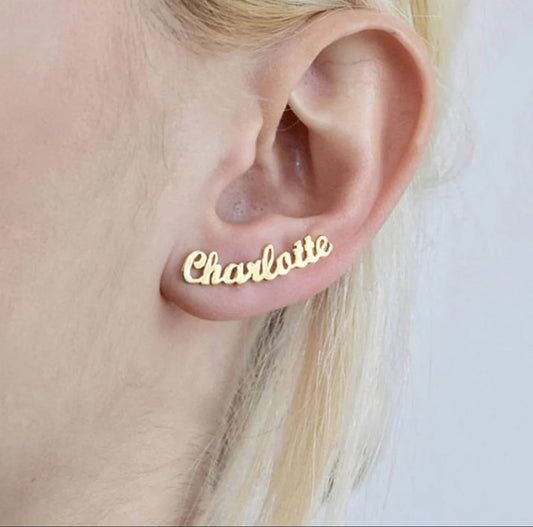 Custom Name Earring Crawlers
