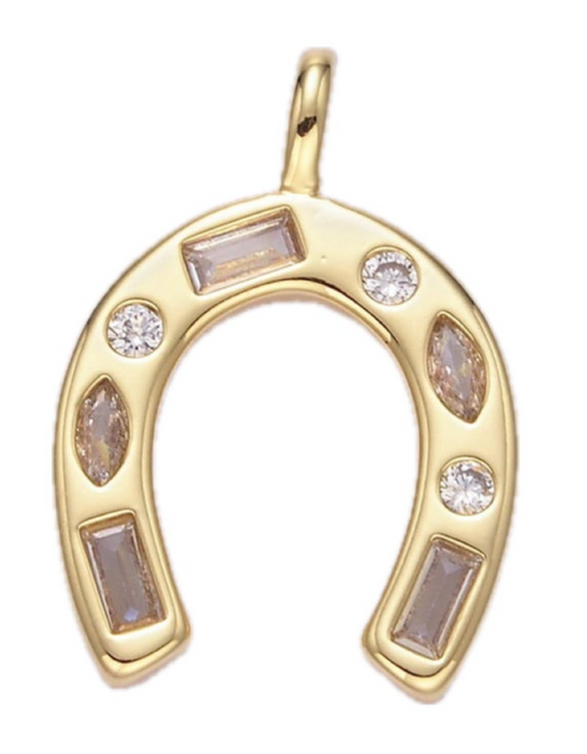 Gemstone Horse Shoe