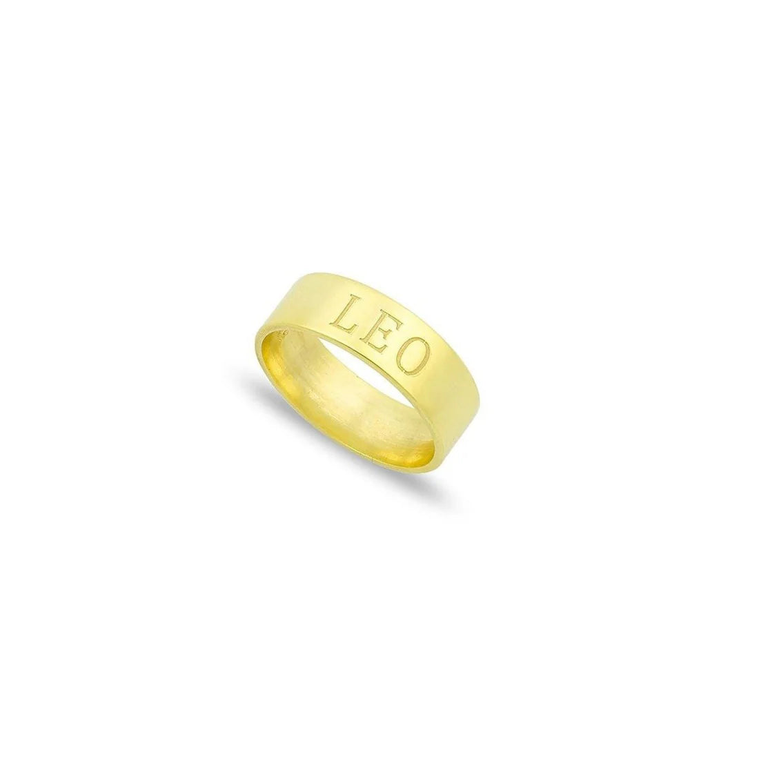Water Resistant Custom Name Band Ring