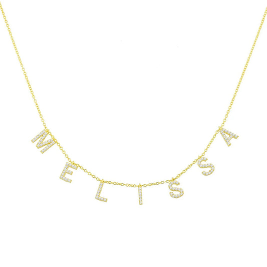 *Regular* Water Resistant It's All in a Name Necklace