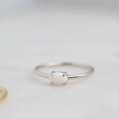 Opal Oval Ring