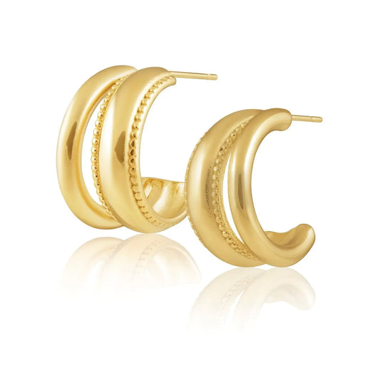 Portia Gold Hoops