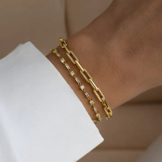 Baguette Solitaire bracelet