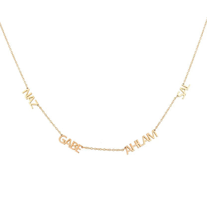 Water Resistant My Mantra Name Necklace