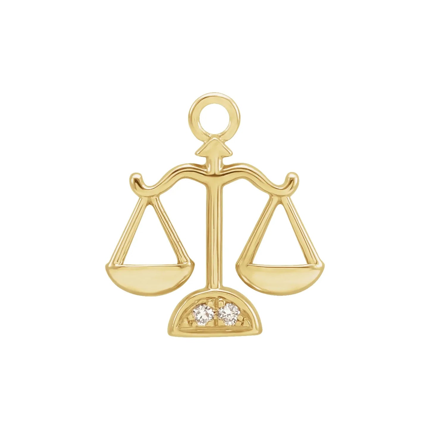 14K Zodiac Dangle