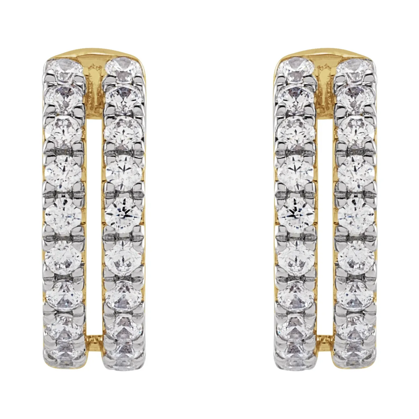14K Yellow 1/2 CTW Lab-Grown Diamond Ear Cuff