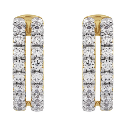 14K Yellow 1/2 CTW Lab-Grown Diamond Ear Cuff
