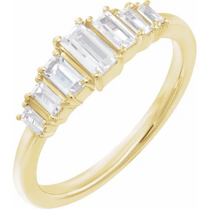 14K Yellow 1/2 CTW Lab-Grown Diamond Ring